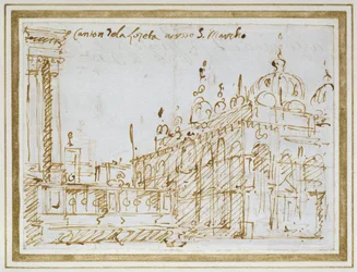 Venedig: Markusplatz und die Loggetta